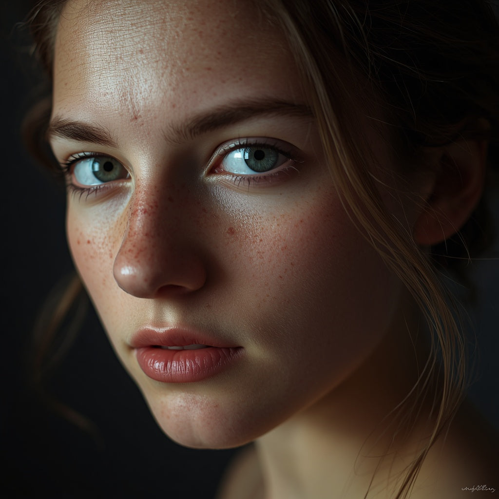 stunning AI portrait created with AI prompts